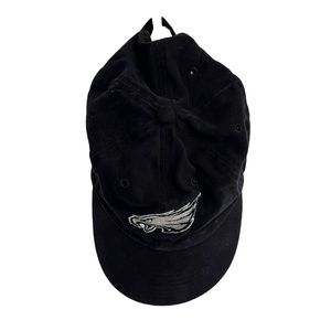 Black Philadelphia Eagles Football & Miller Lite Beer Logos Emblems Baseball Hat